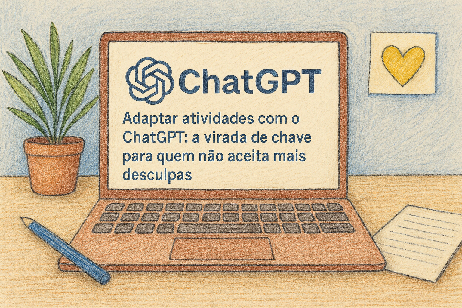 Adaptar atividades com ChatGPT: a virada de chave para quem não aceita mais desculpas